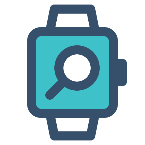 Find, search, smart, smart watch, watch icon